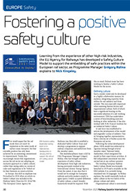 Fostering a positive safety culture