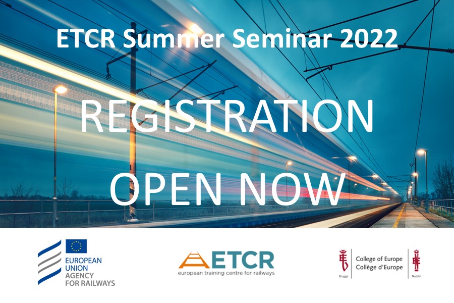 ETCR Seminar 2022 European Union Agency for Railways