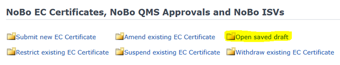 NoBo EC Certificate