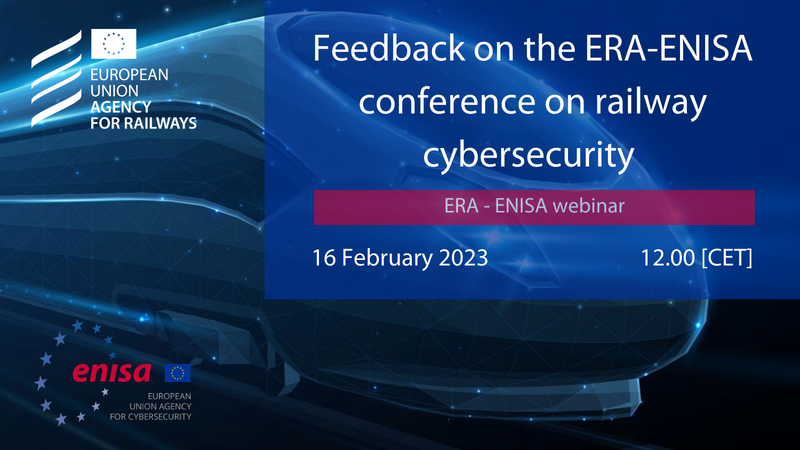 16 02 23 Webinar ERA-ENISA Cybersecurity 