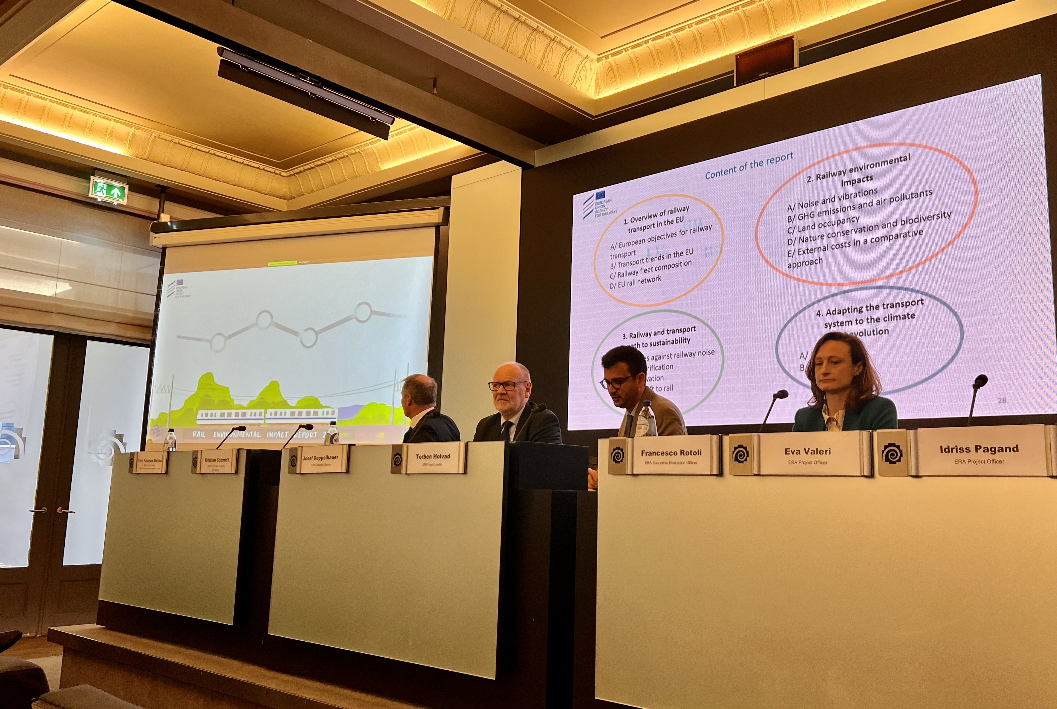 ERA Launched in Brussels the 2024 Report on Railway Safety and Interoperability in the EU and the 2024 Rail Environmental Report