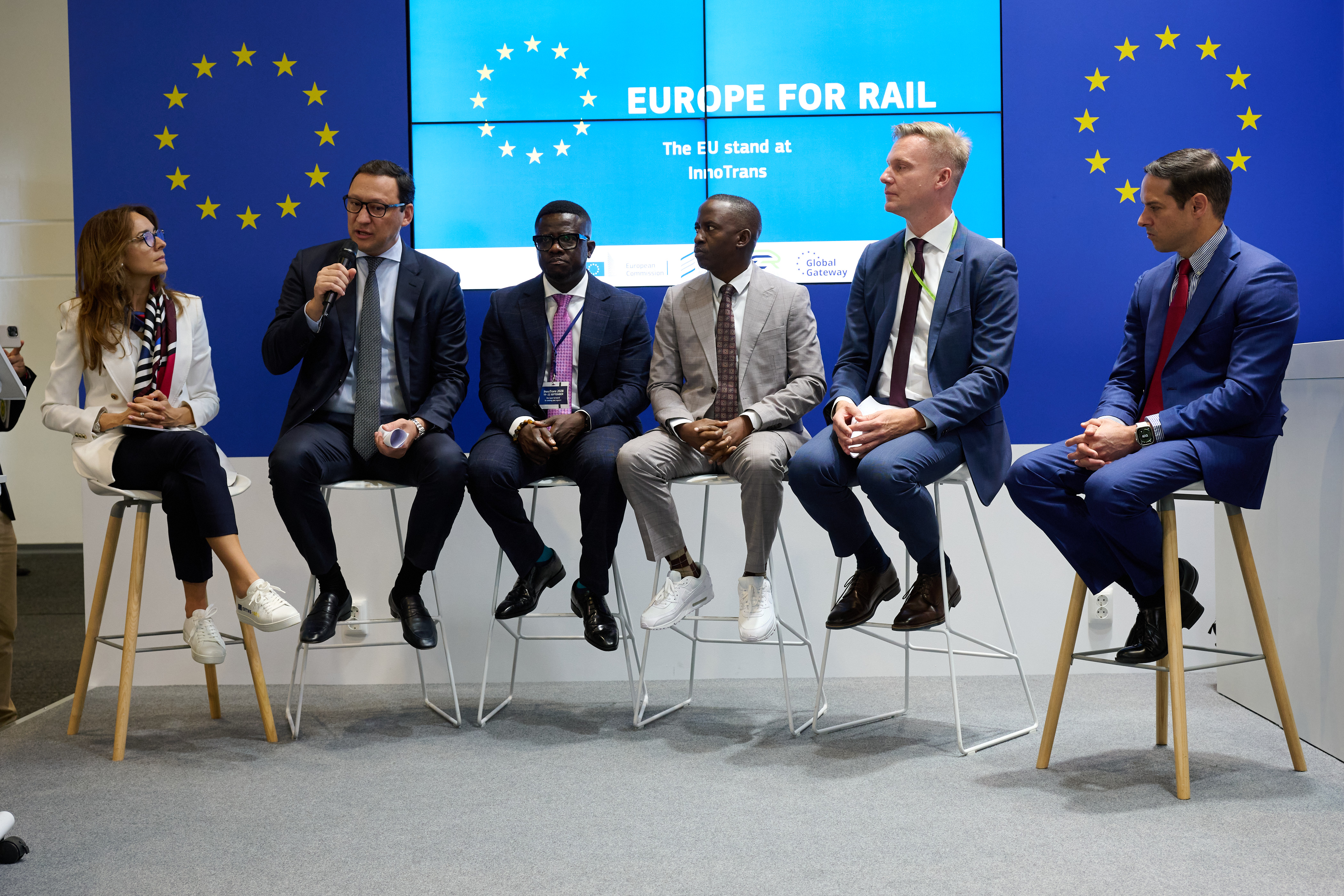 Signature of the cooperation agreement and panel discussion at InnoTrans 2026 © European Union Agency for Railways 