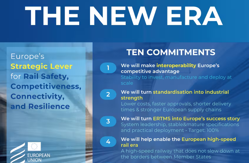 The Ten Commitments of The New ERA © European Union Agency for Railways