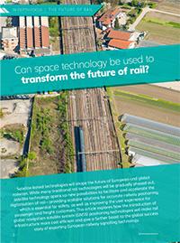 Can space technology be used to transform the future of rail?
