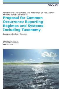 Proposal for Common Occurrence Reporting Regimes and Systems Including Taxonomy