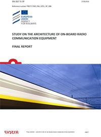 Study on the architecture of on-board radio equipment