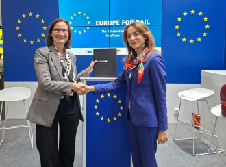 Signature of the cooperation agreement and panel discussion at InnoTrans 2026 © European Union Agency for Railways 